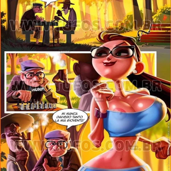 Gli anziani al parco - pillola magica (2/12)