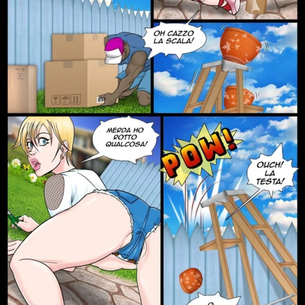 Il nuovo vicino Cap.1 Interracial comics (3/14)