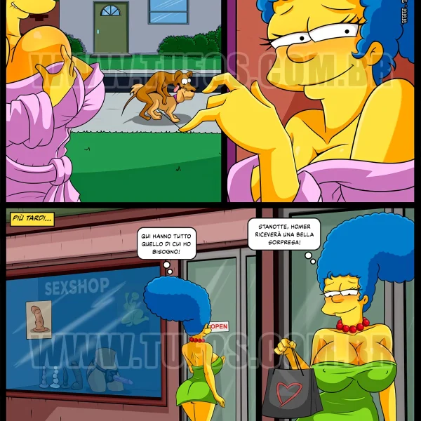I Simpson Porno - La cagnolina Marge (3/13)