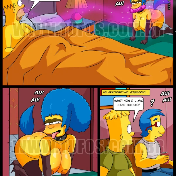I Simpson Porno - La cagnolina Marge (5/13)