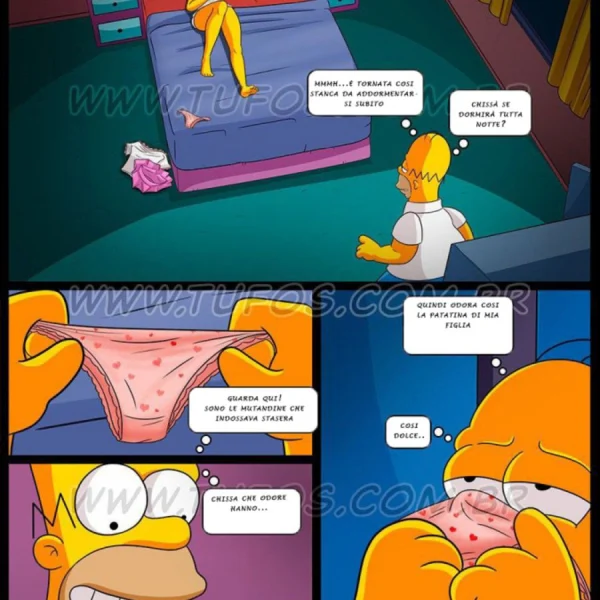 Simpson porno - La mia piccola bambina (4/11)