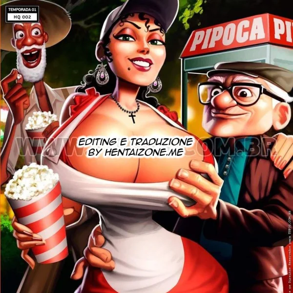 Gli anziani del parco - Carretto di Popcorn (1/12)